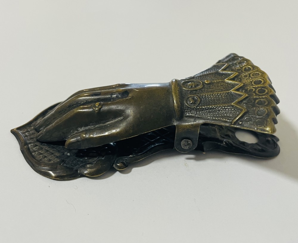 Antique Brass Letter Clip View III