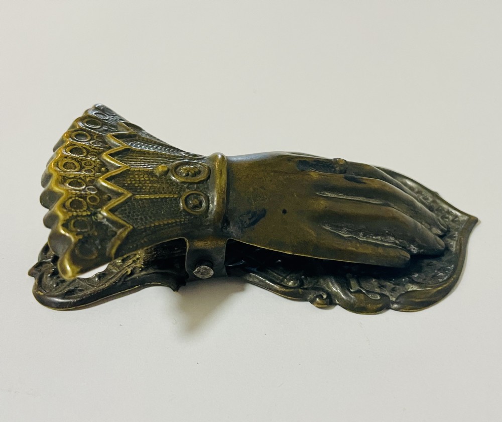 Antique Brass Letter Clip View IV