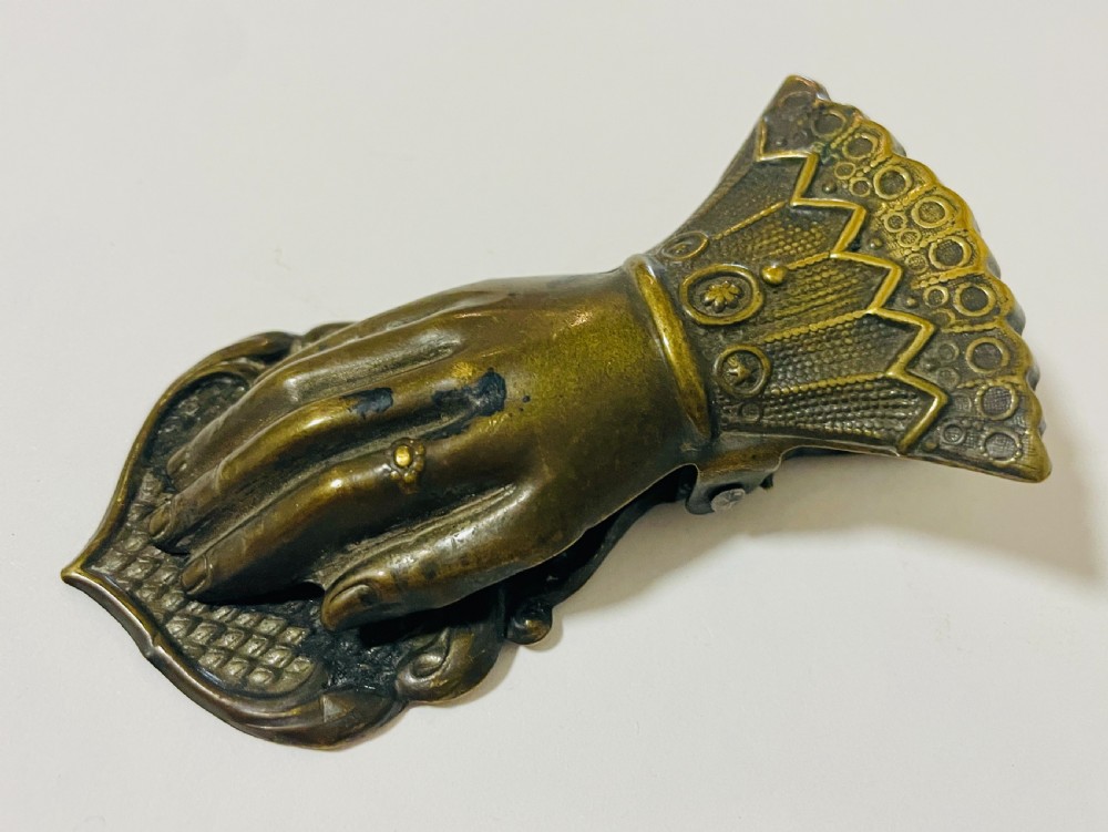 Antique Brass Letter Clip View VII
