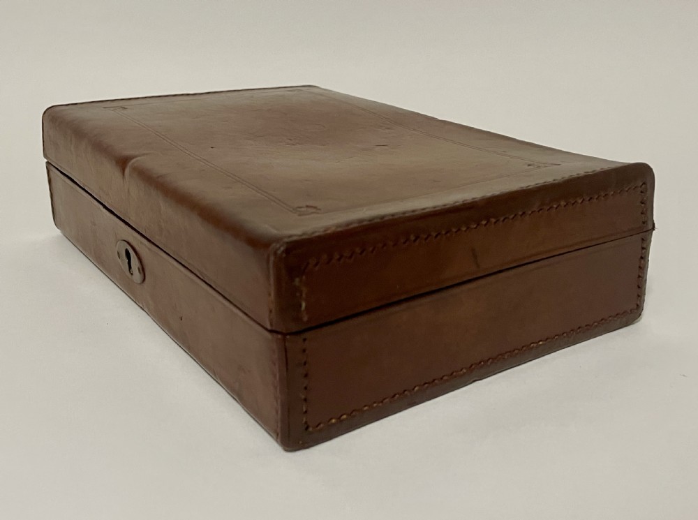 Victorian Apothecary Set in Leather Box View III