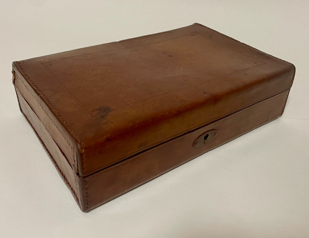 Victorian Apothecary Set in Leather Box View XI
