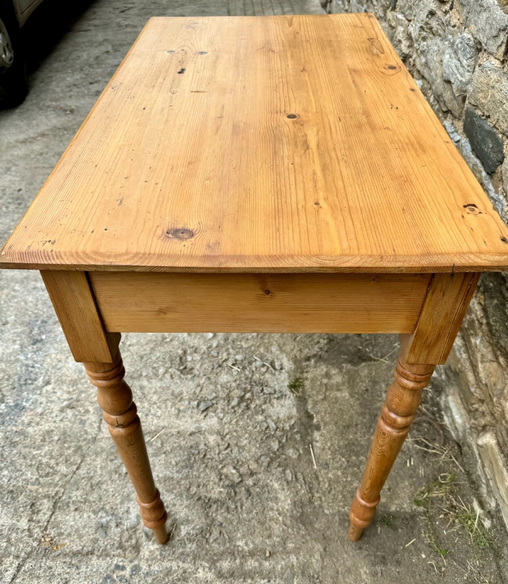 Antique Pine Side Table View V