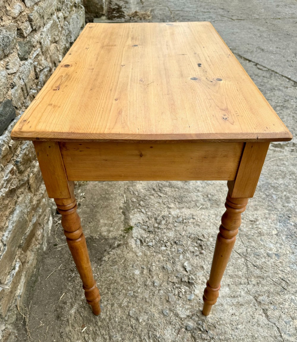 Antique Pine Side Table View VI