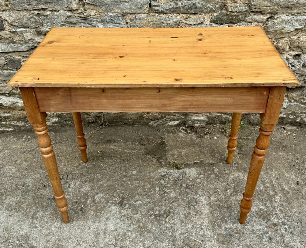 Antique Pine Side Table View XIV