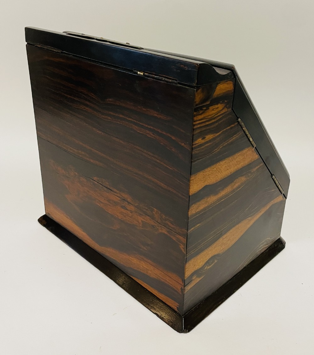 Victorian Coromandel Brass Mounted Stationery Cabinet View VI