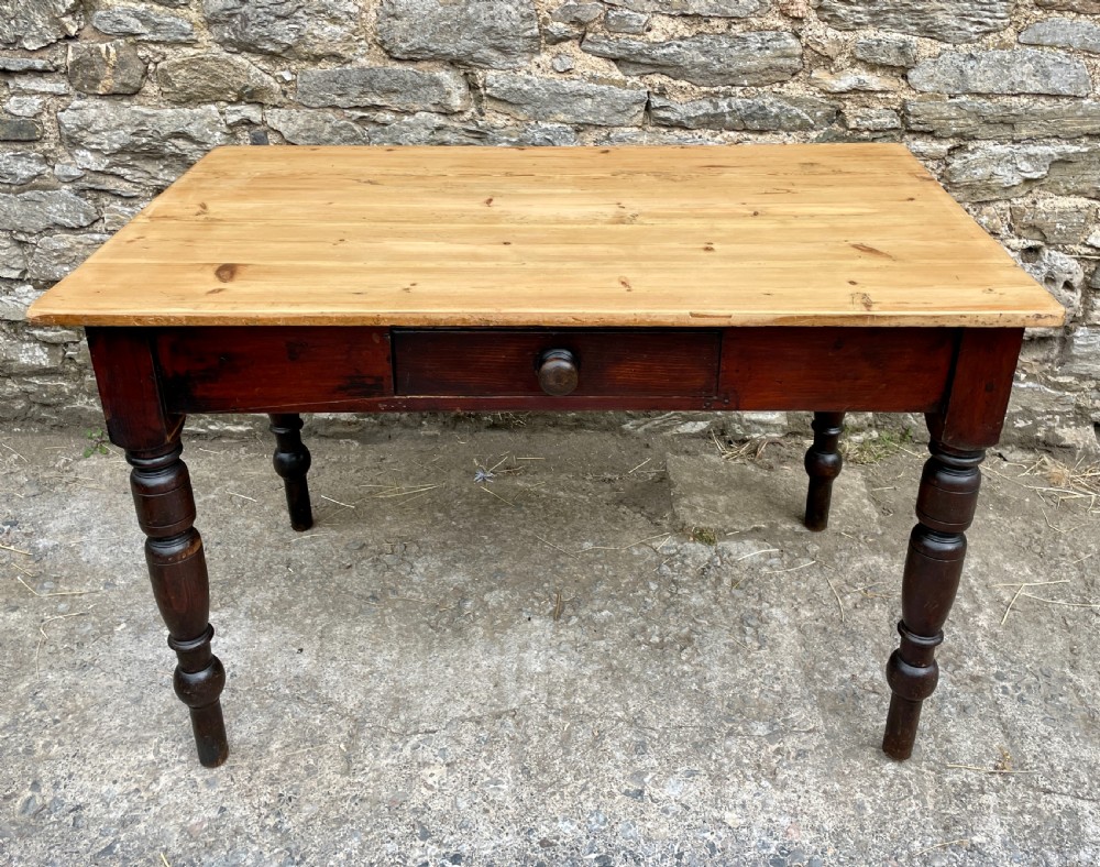 Antique Pine Farmhouse Table