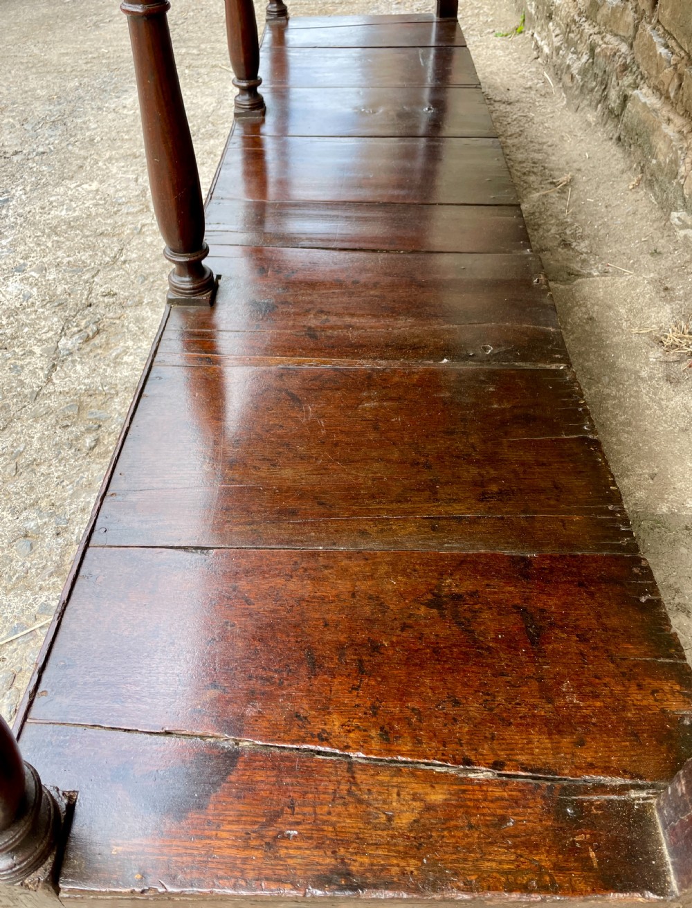 Georgian Oak Potboard Dresser View XVII