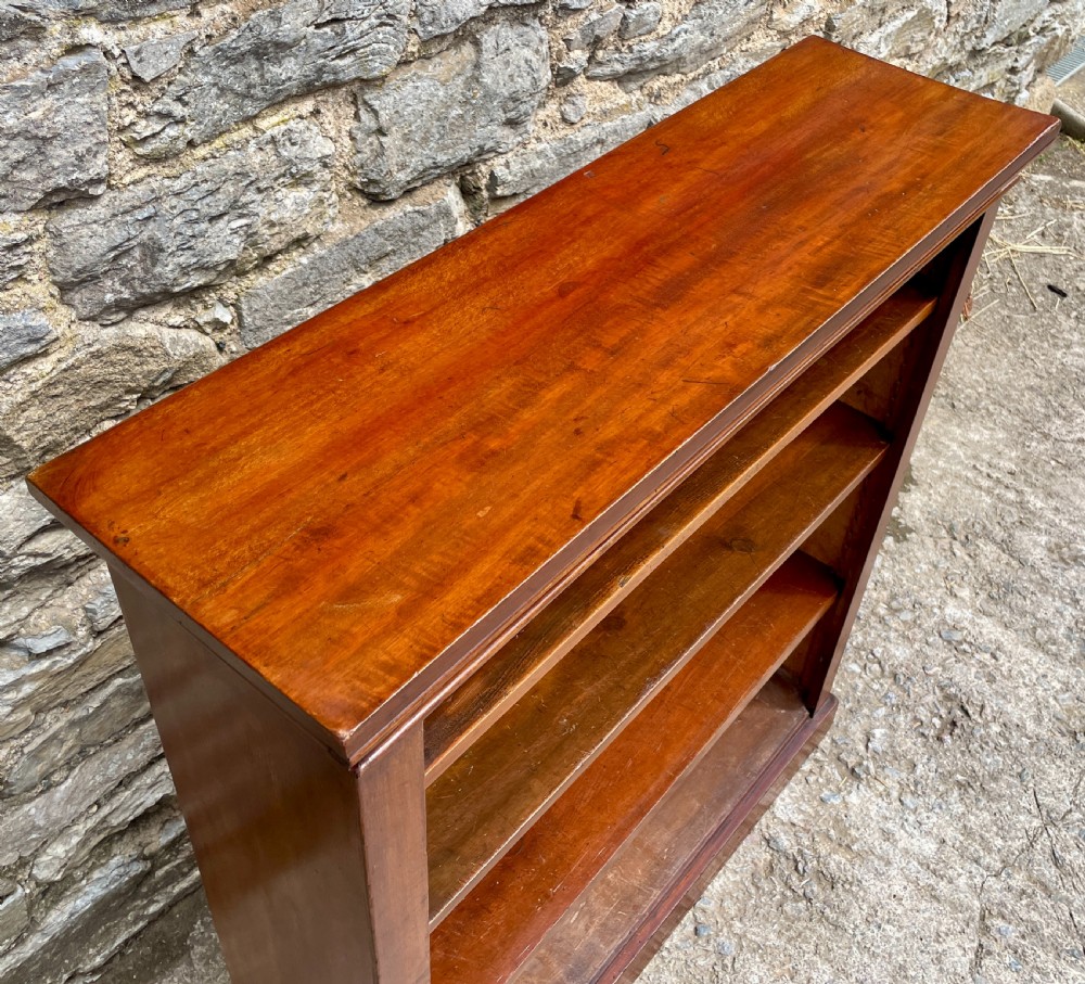 Victorian Mahogany Open Bookcase View VII