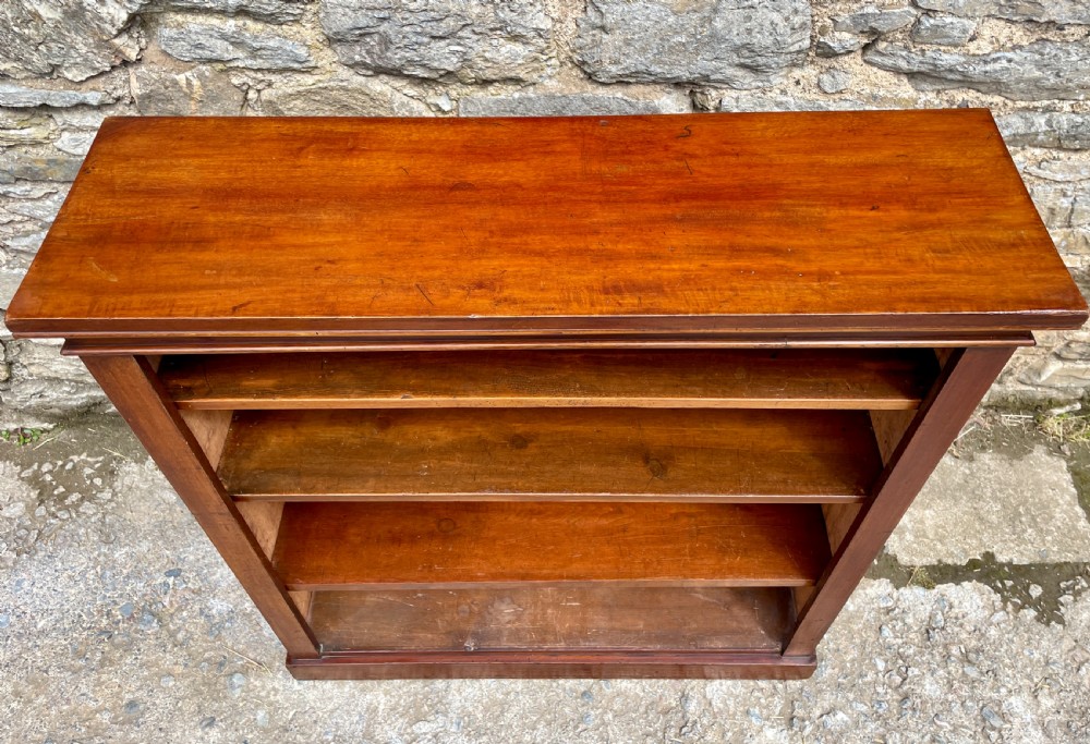 Victorian Mahogany Open Bookcase View VIII