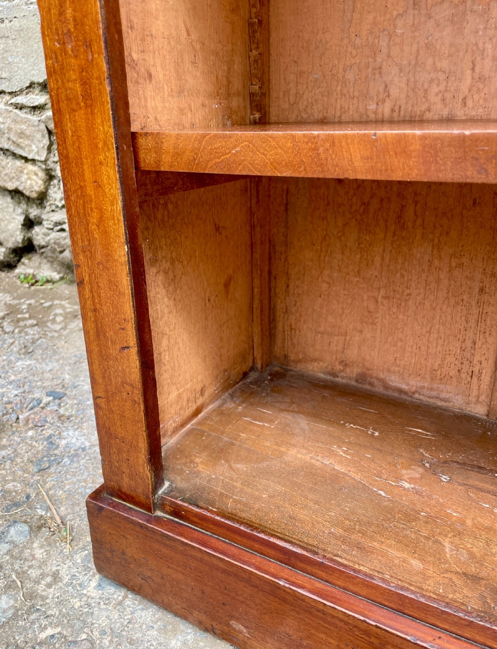 Victorian Mahogany Open Bookcase View X