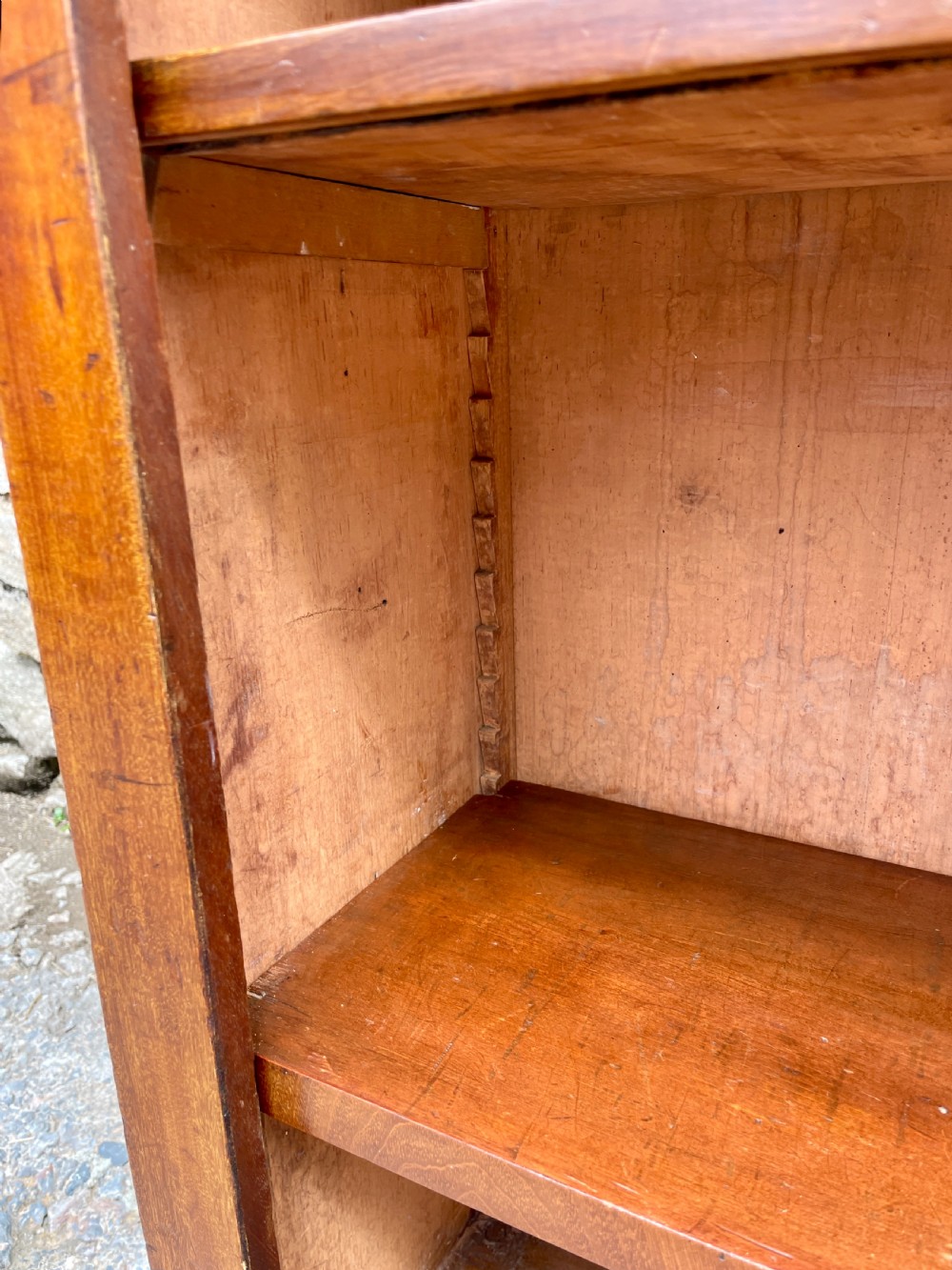 Victorian Mahogany Open Bookcase View XI