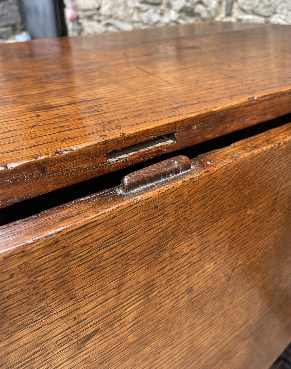 Small 18th Century Oak Gateleg Table View XXVI