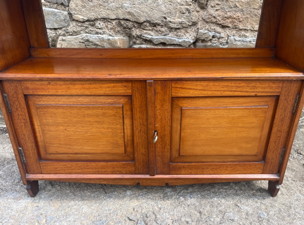 Antique Mahogany Hanging Wall Cabinet  View V