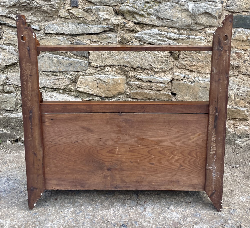 Antique Mahogany Hanging Wall Cabinet  View X
