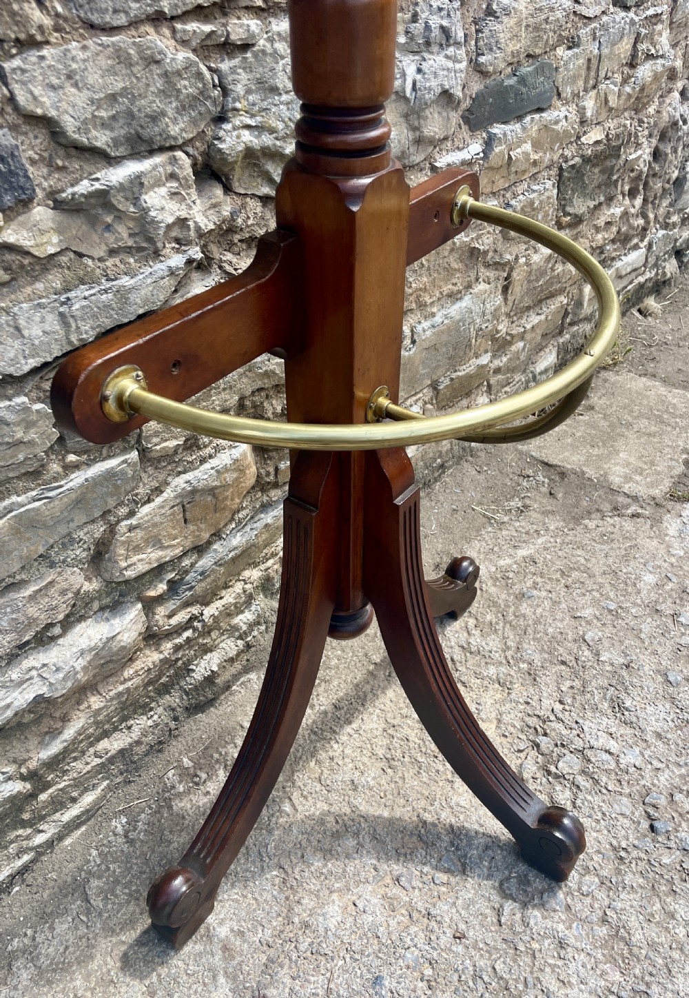 Edwardian Mahogany Demi-Lune Hall Stand View III