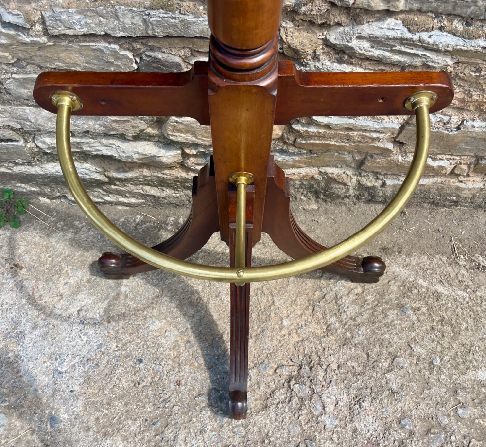 Edwardian Mahogany Demi-Lune Hall Stand View V