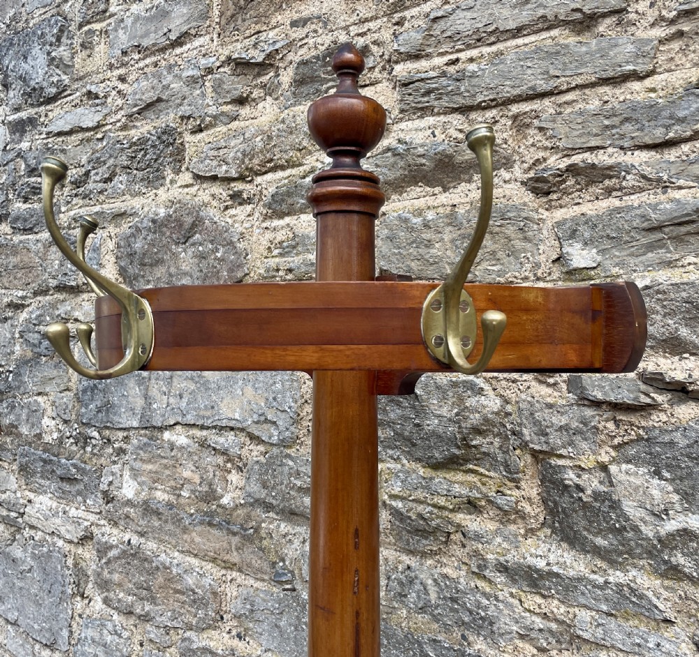 Edwardian Mahogany Demi-Lune Hall Stand View IX