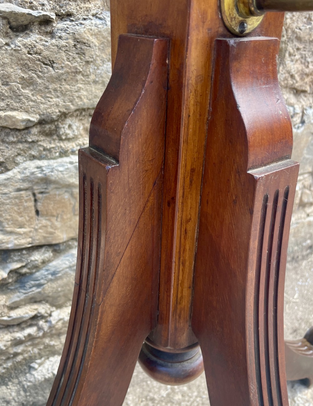 Edwardian Mahogany Demi-Lune Hall Stand View XI