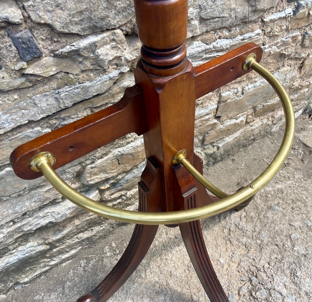 Edwardian Mahogany Demi-Lune Hall Stand View XII