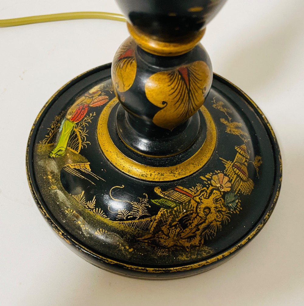 Antique Chinoiserie Table Lamp View III