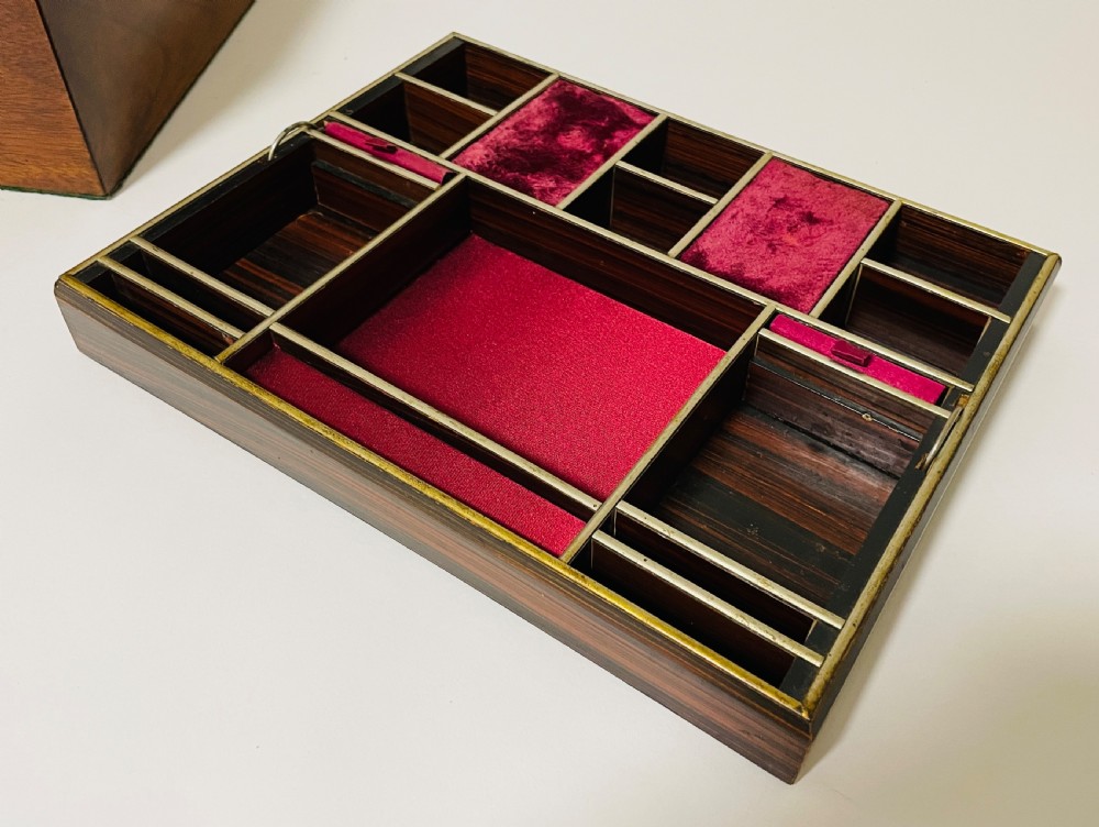 Antique Victorian Inlaid Jewellery or Sewing Box View VII