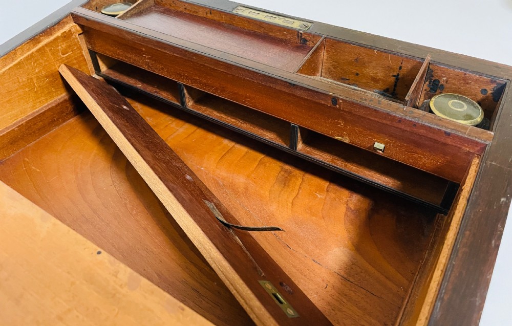 Antique Victorian Rosewood Inlaid Writing Slope  View IX