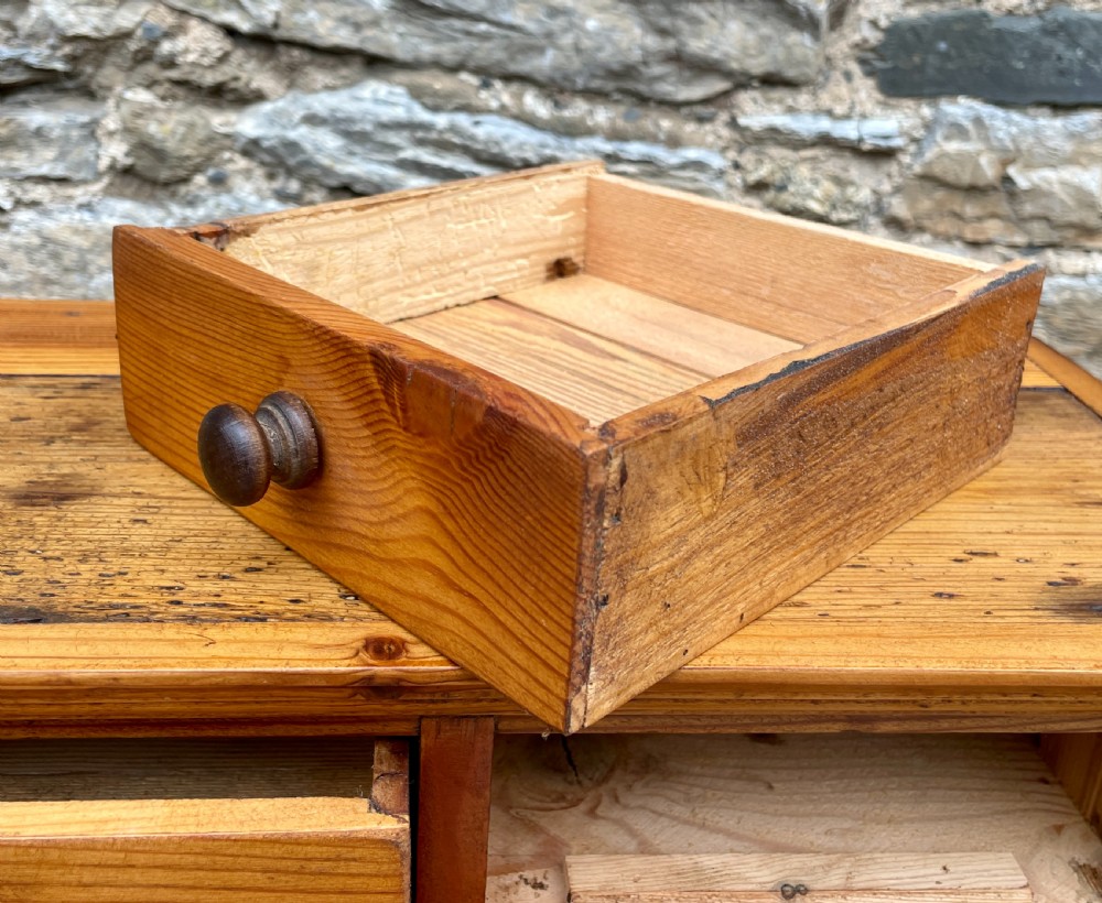 Pair of Miniature Pine Chests of Drawers View V
