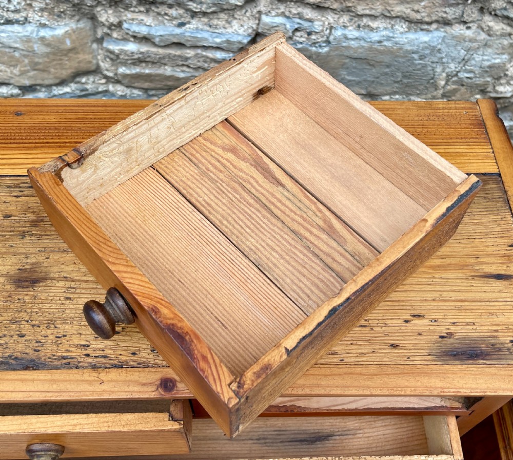 Pair of Miniature Pine Chests of Drawers View VII