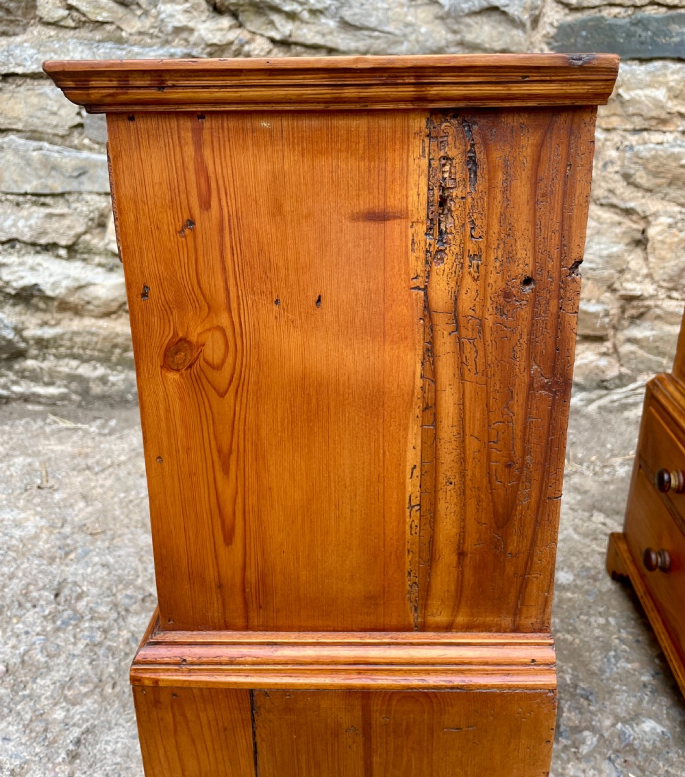 Pair of Miniature Pine Chests of Drawers View VIII