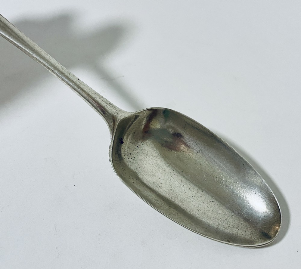 18th Century Solid Silver Serving Spoon View VI