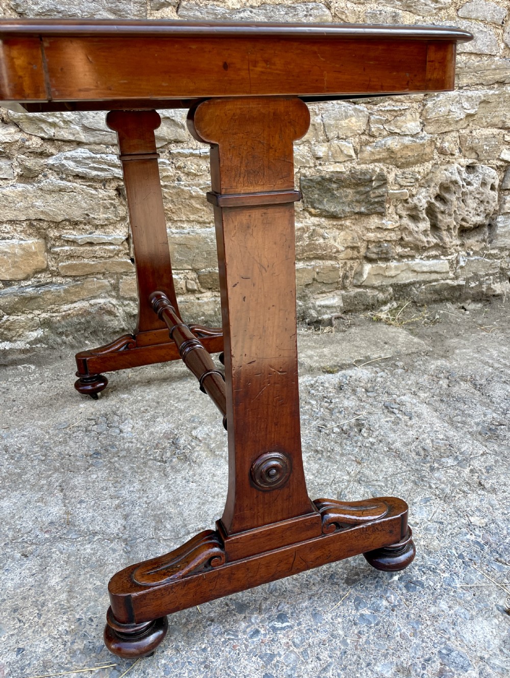 Regency Mahogany Console Table View VIII