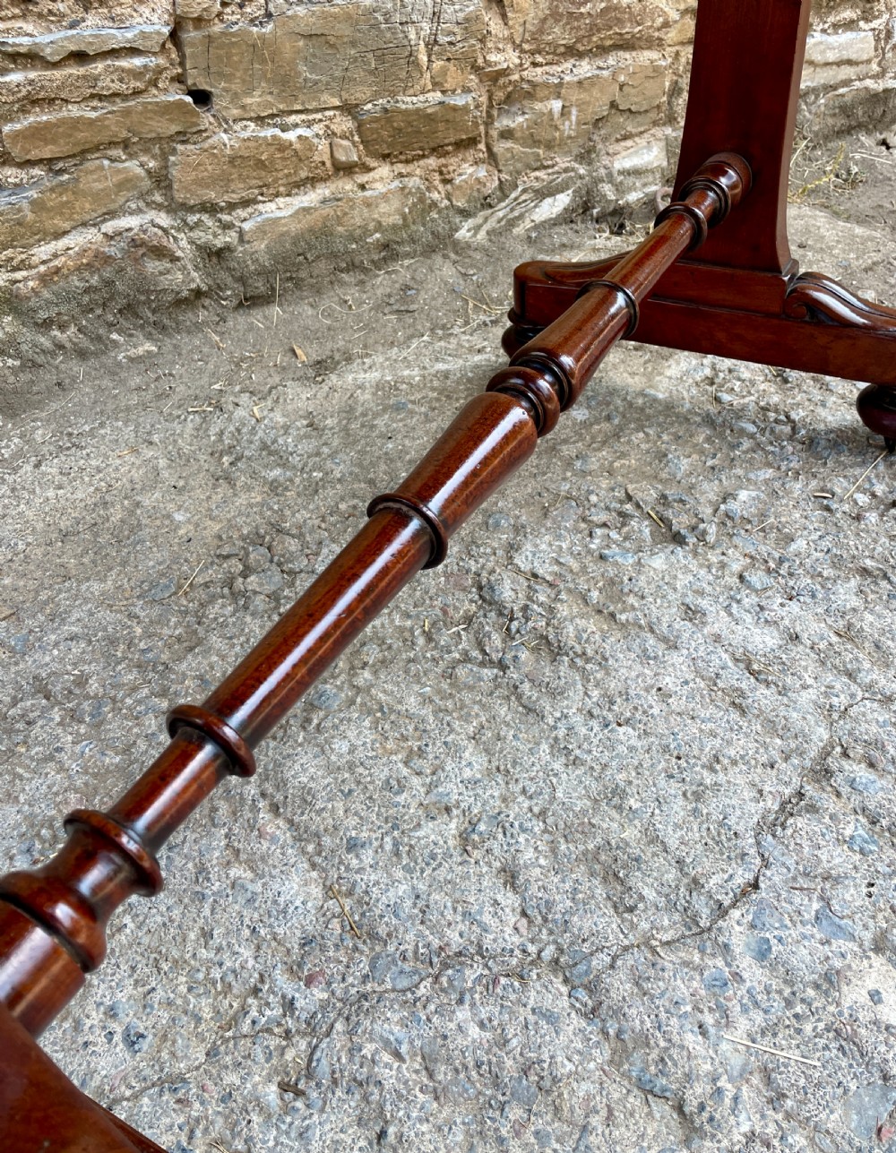 Regency Mahogany Console Table View XI