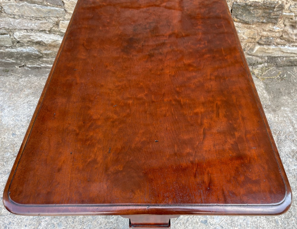Regency Mahogany Console Table View XVII