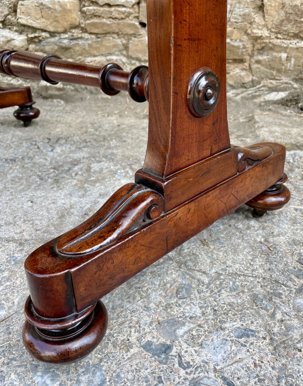 Regency Mahogany Console Table View XIX