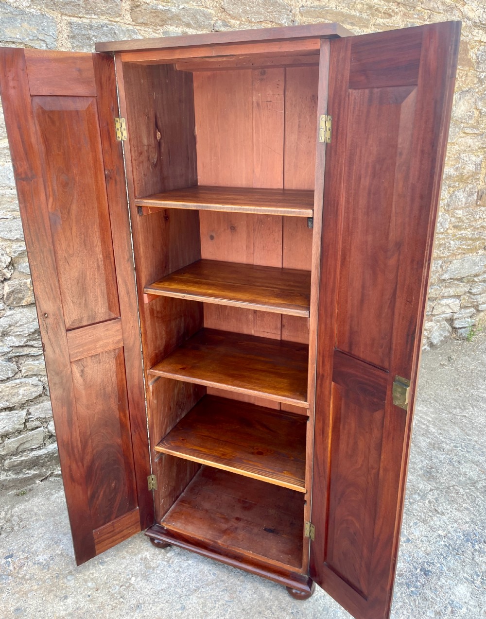 Antique Mahogany Estate Cupboard View V