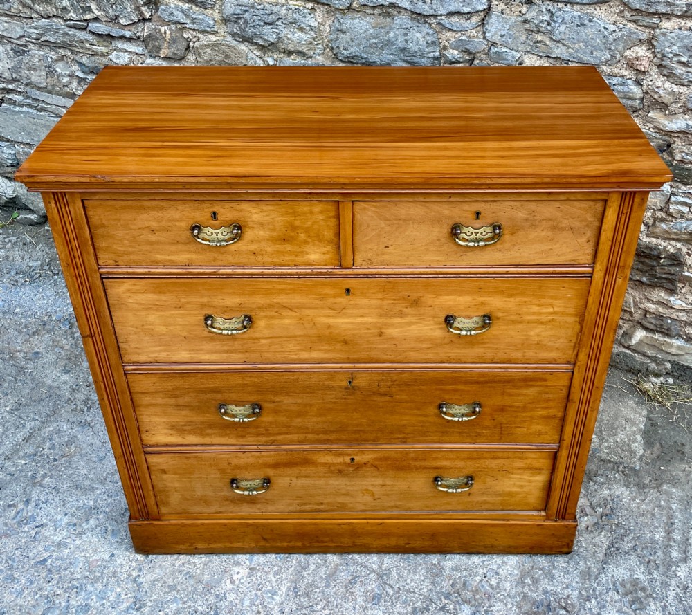 Edwardian Satinwood Chest of Drawers View II