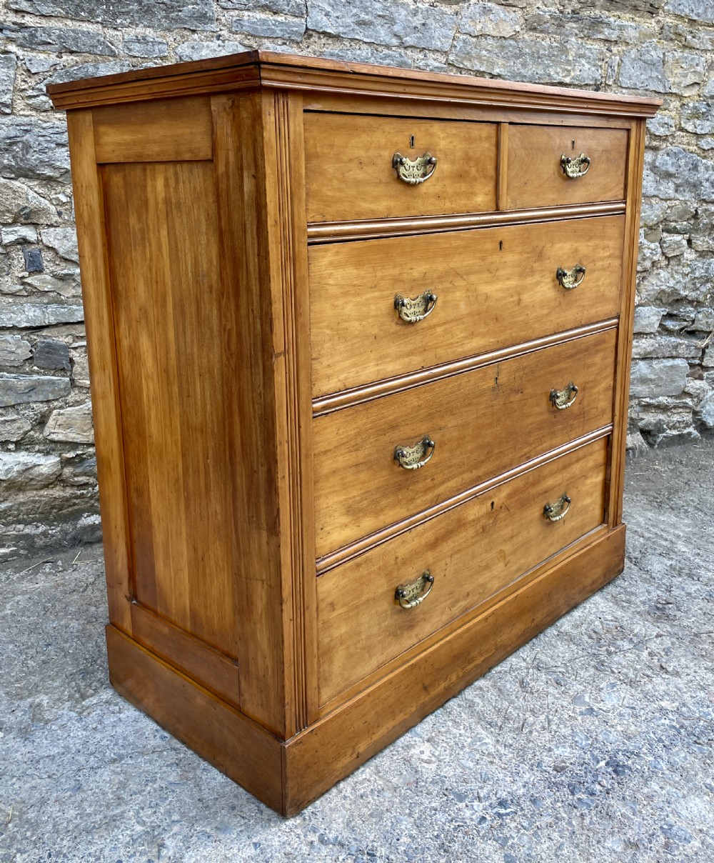 Edwardian Satinwood Chest of Drawers View IV