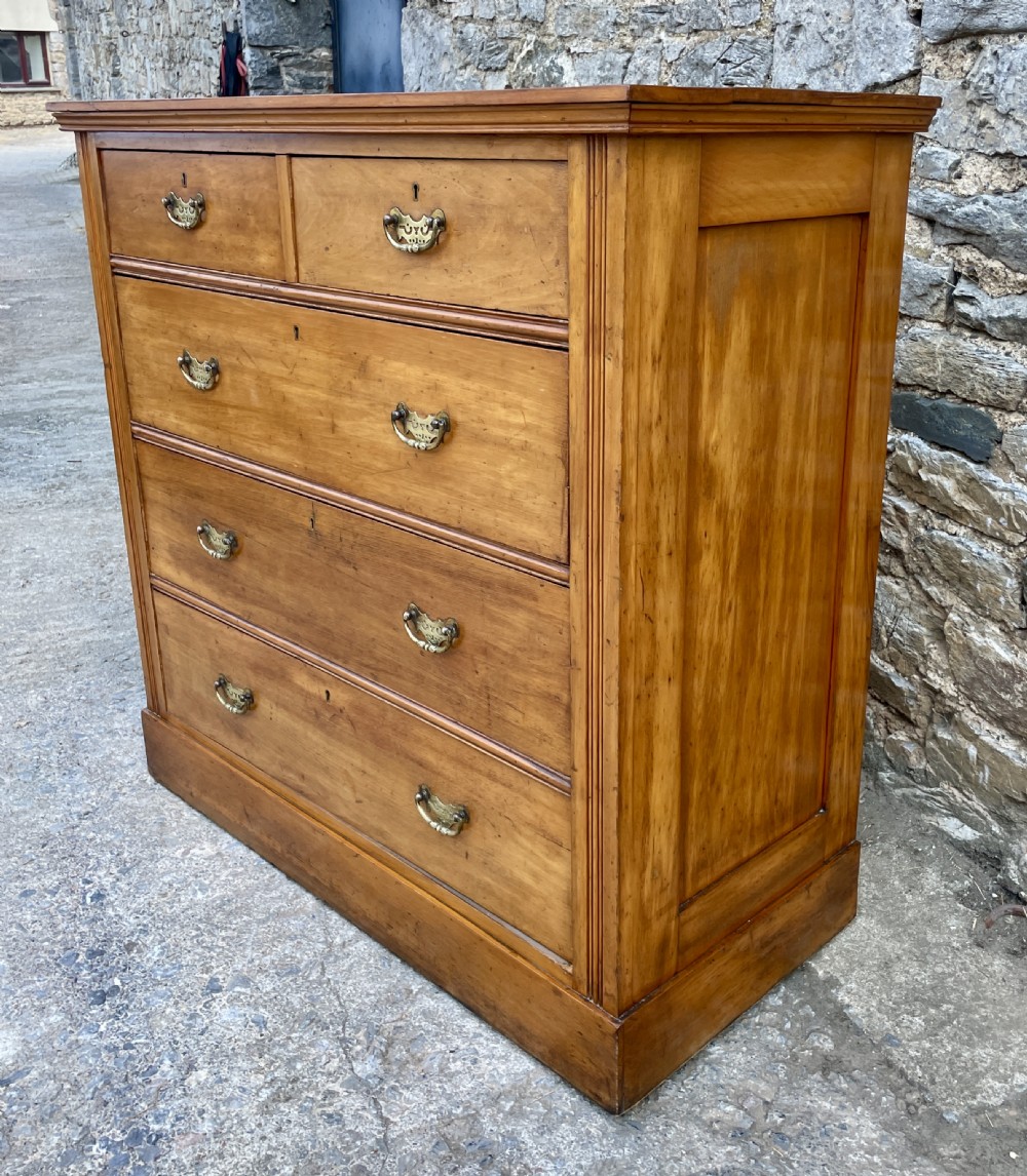Edwardian Satinwood Chest of Drawers View V
