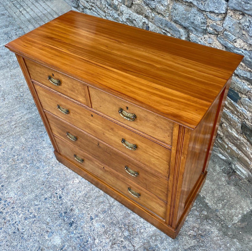 Edwardian Satinwood Chest of Drawers View VI