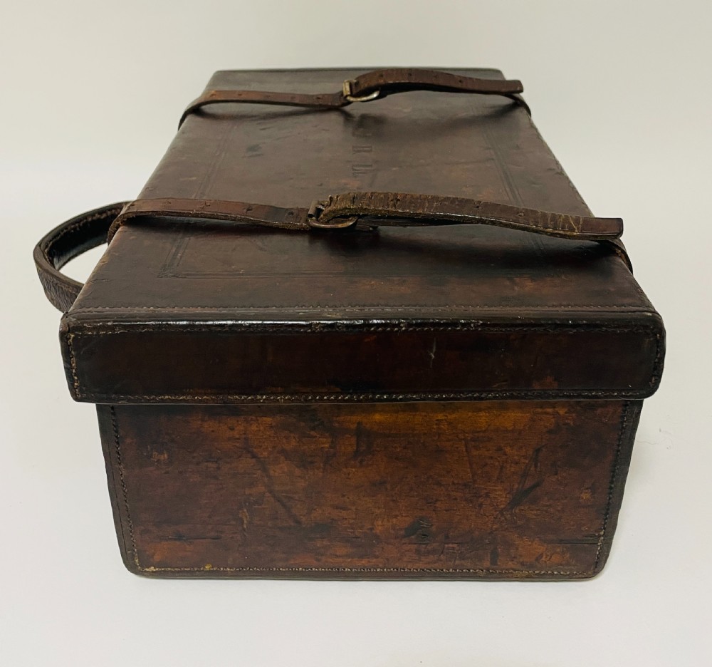 Antique Leather Cartridge Case by Ebrall View V