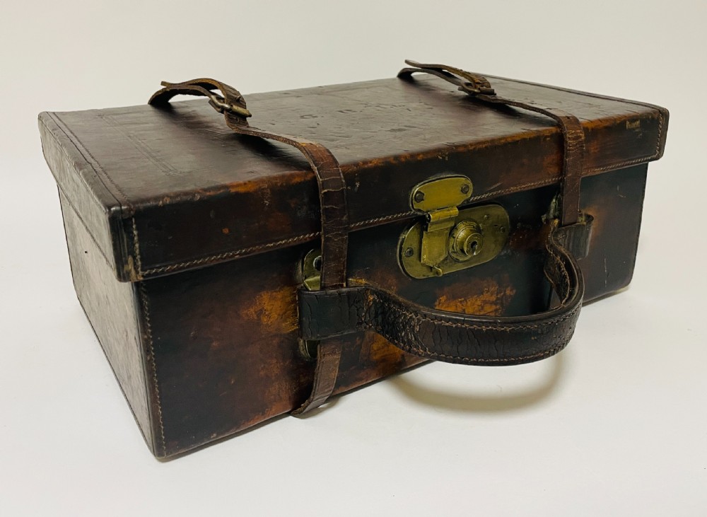 Antique Leather Cartridge Case by Ebrall View X