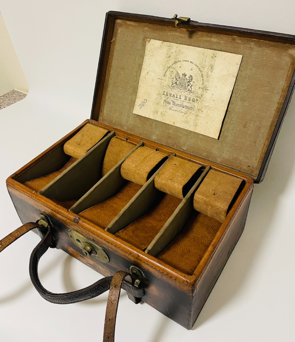 Antique Leather Cartridge Case by Ebrall View XII