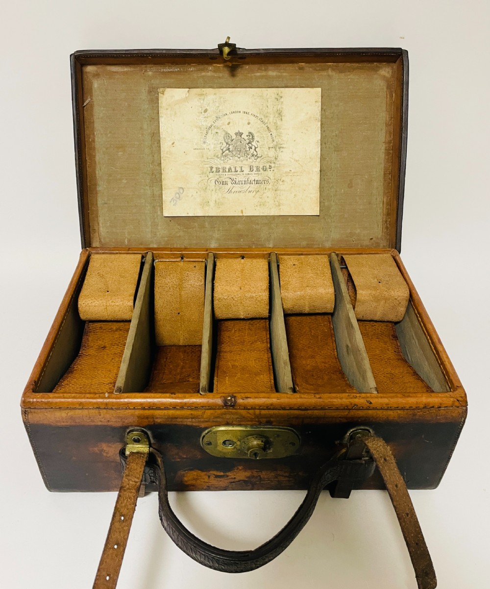 Antique Leather Cartridge Case by Ebrall View XIX
