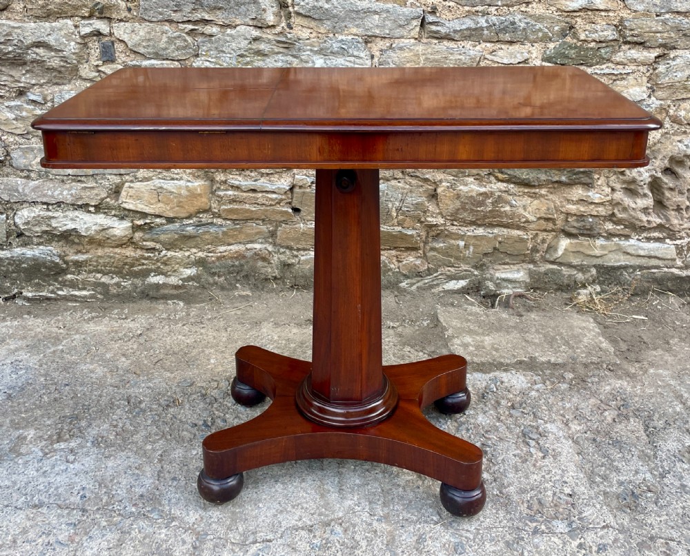 Victorian Mahogany Adjustable Reading Table View II