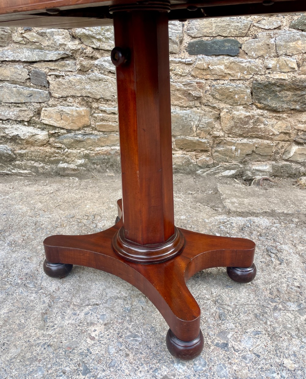 Victorian Mahogany Adjustable Reading Table View IV