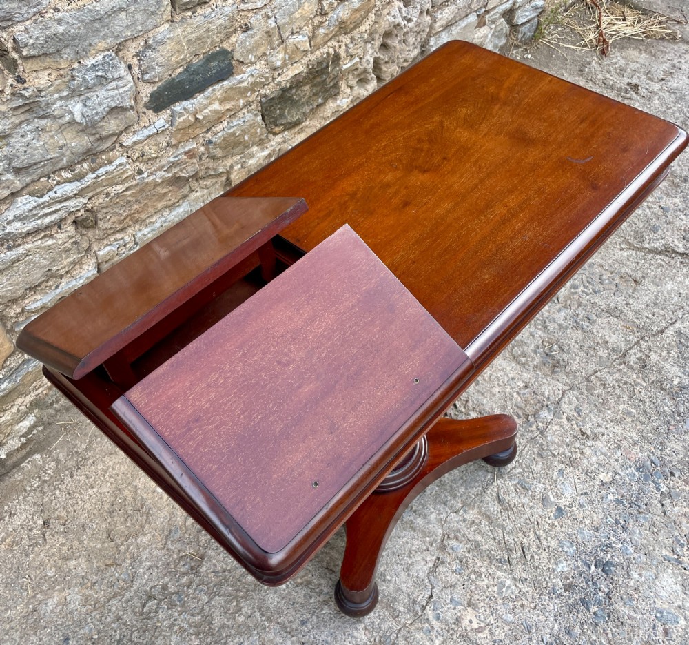 Victorian Mahogany Adjustable Reading Table View VII