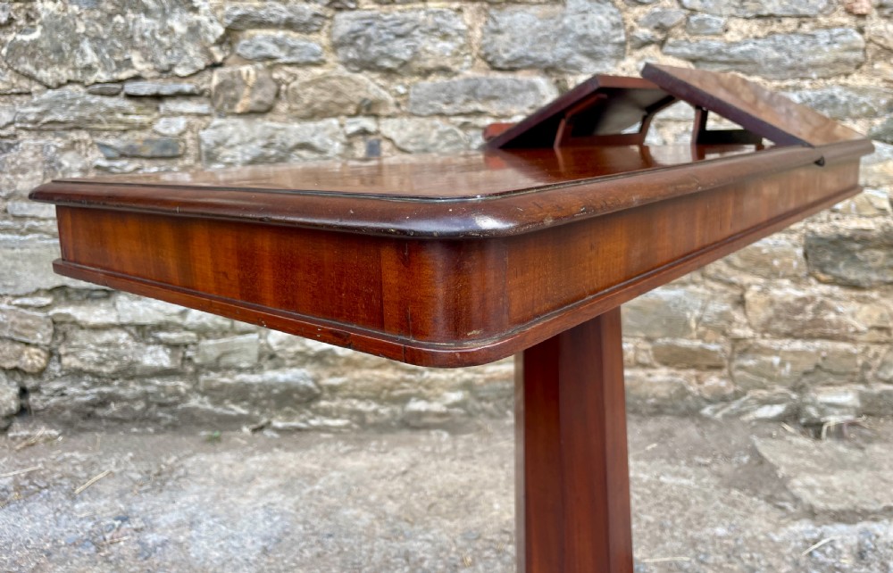 Victorian Mahogany Adjustable Reading Table View XIII