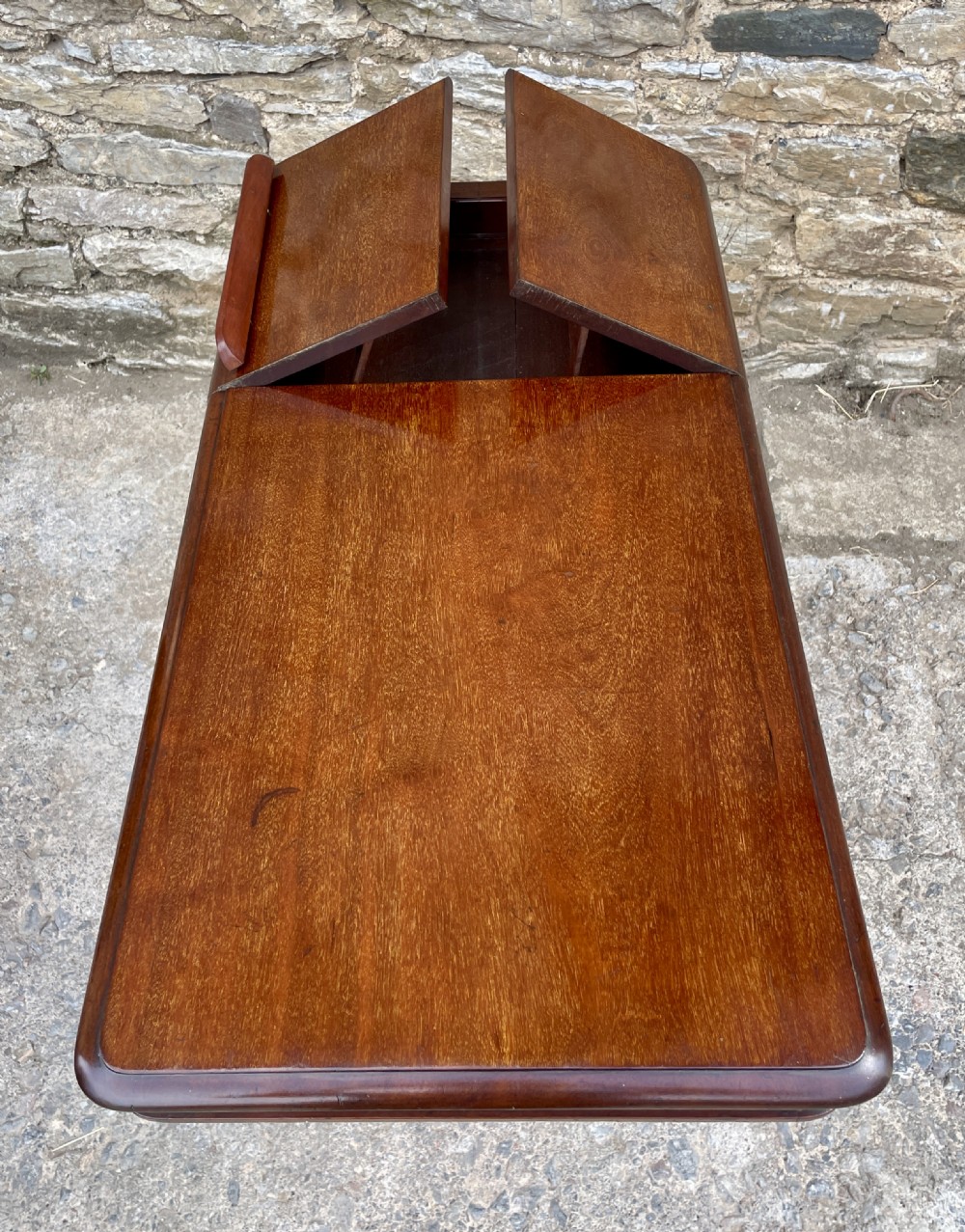 Victorian Mahogany Adjustable Reading Table View XXI