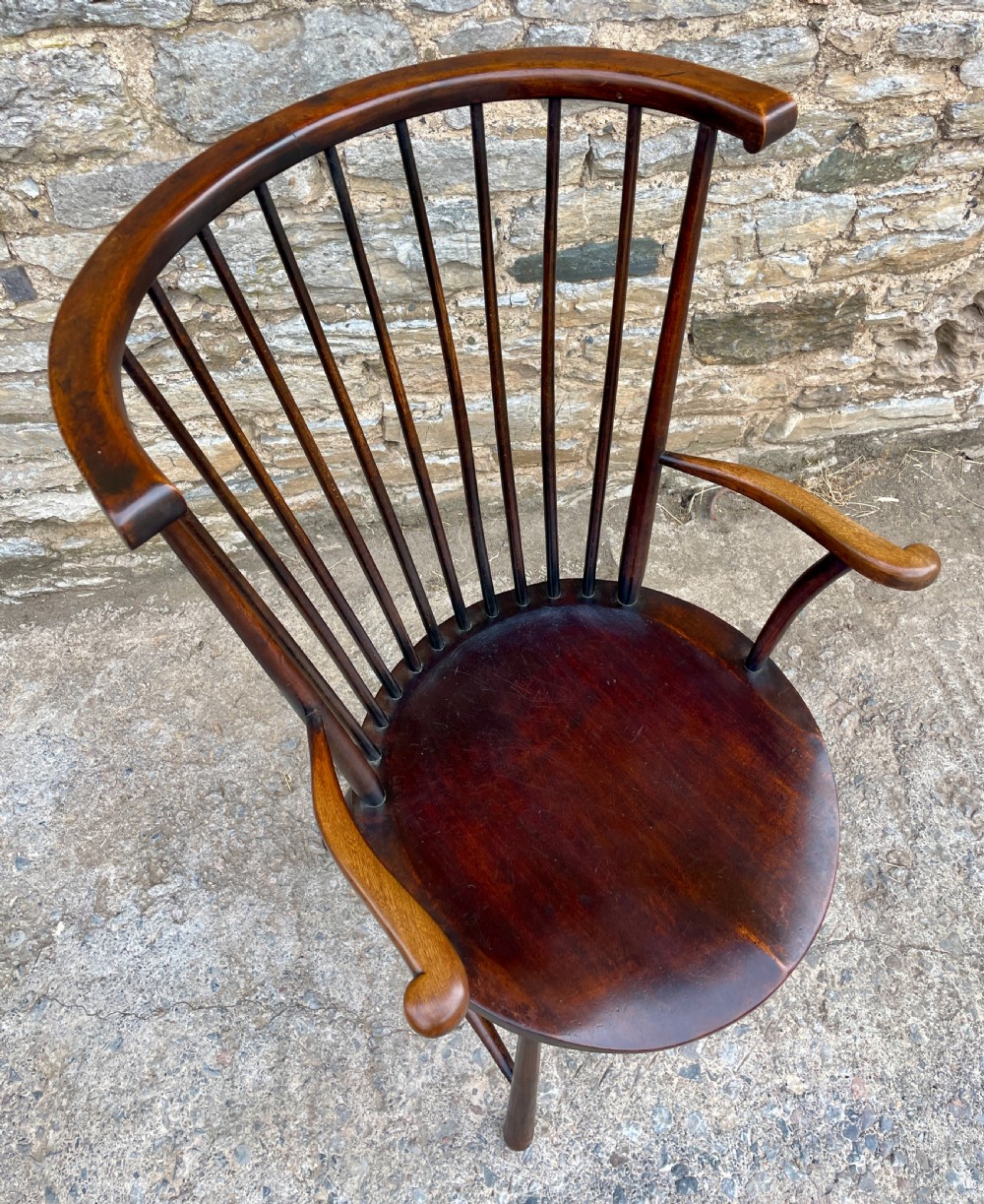 Arts and Crafts Style Windsor Chair View V