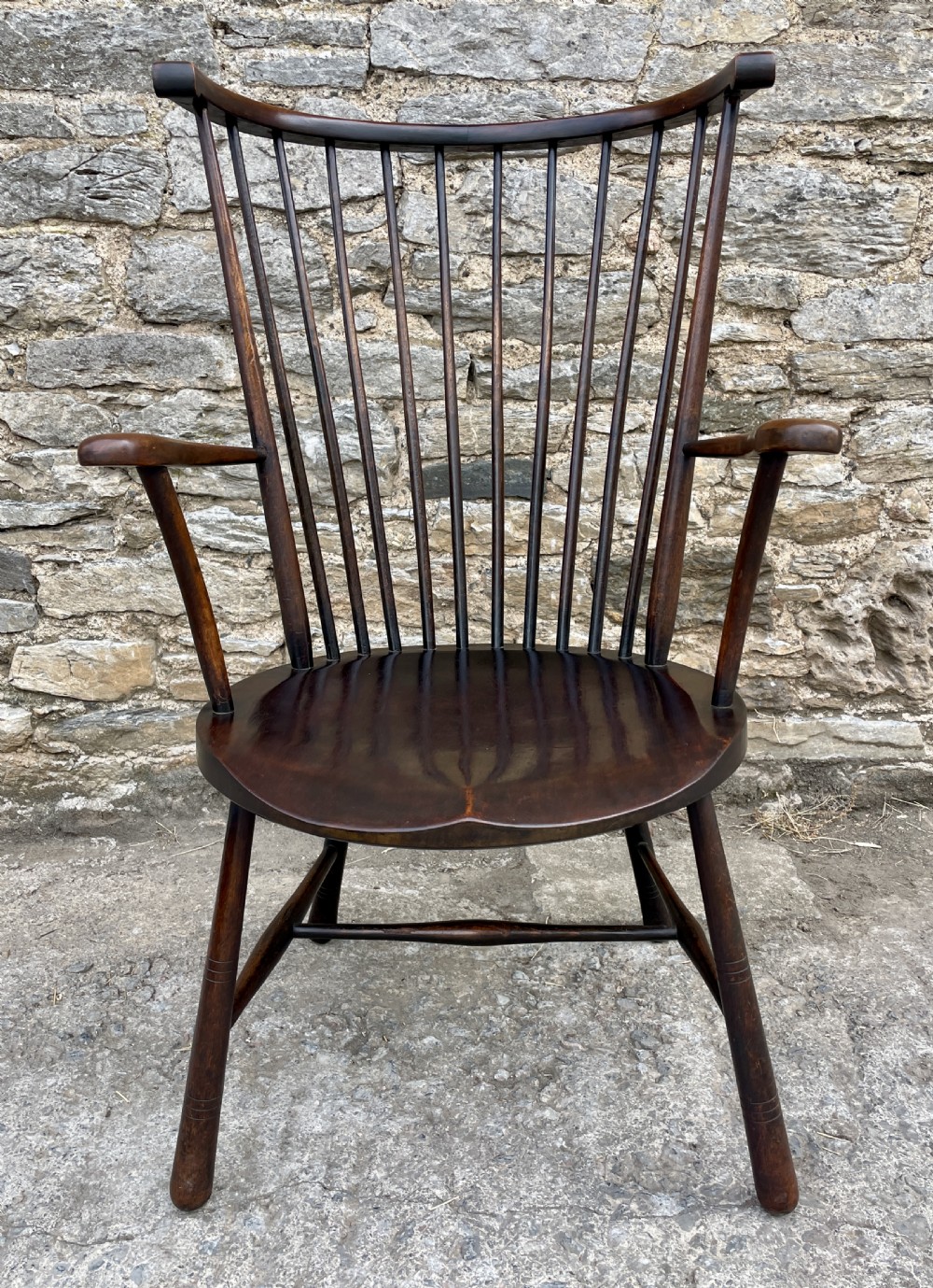 Arts and Crafts Style Windsor Chair View XVII